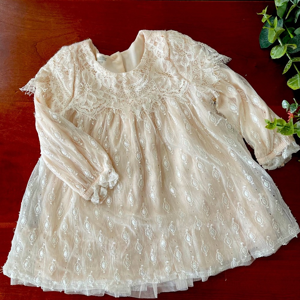 Nannette Couture Vintage Style Laced Dress